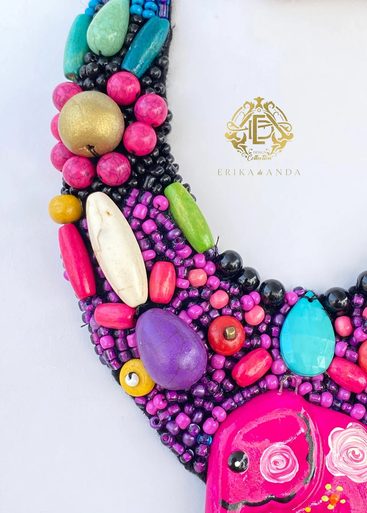 COLLAR DE ELEFANTE CON ARETES