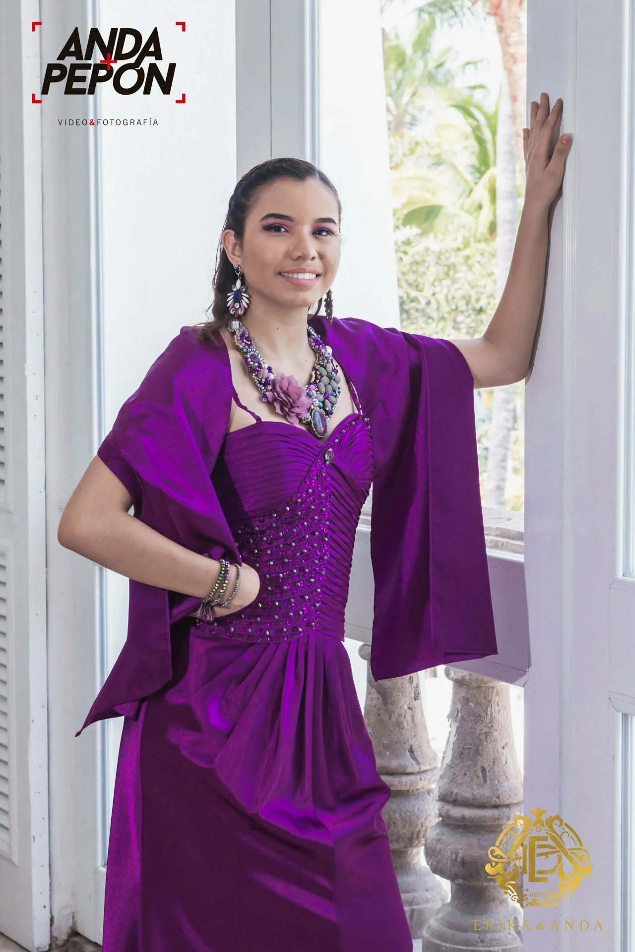 VESTIDO TIRANTES CORSET CON PIEDRERIA