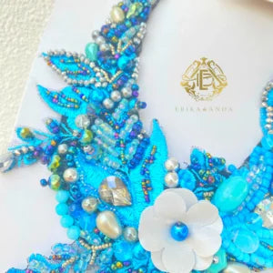 COLLAR FLOR DE INVIERNO CON PEDRERIA